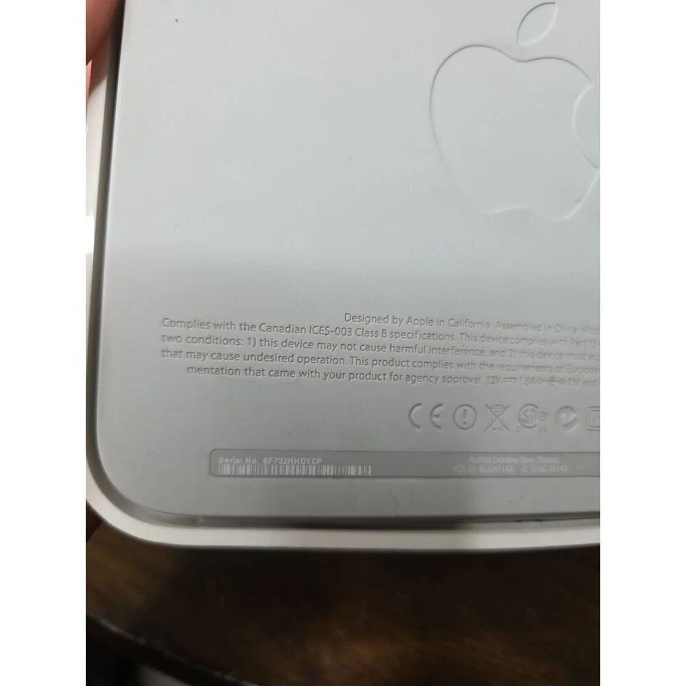 Apple AirPort Extreme Base Station 2nd Gen A1143 Wifi Router - Reset - Fast Ship